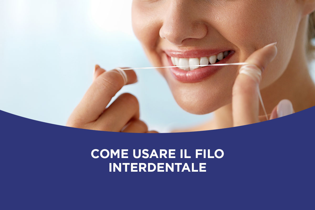 Usare correttamente il filo interdentale