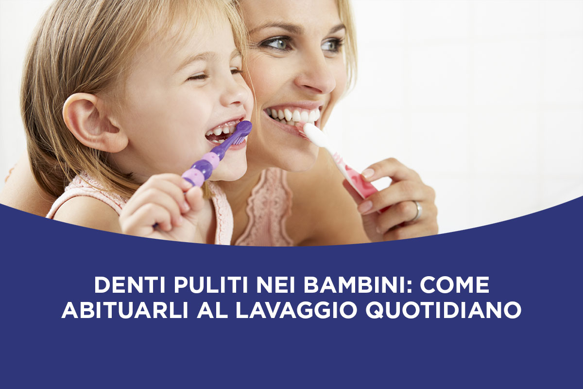 denti puliti e bambini